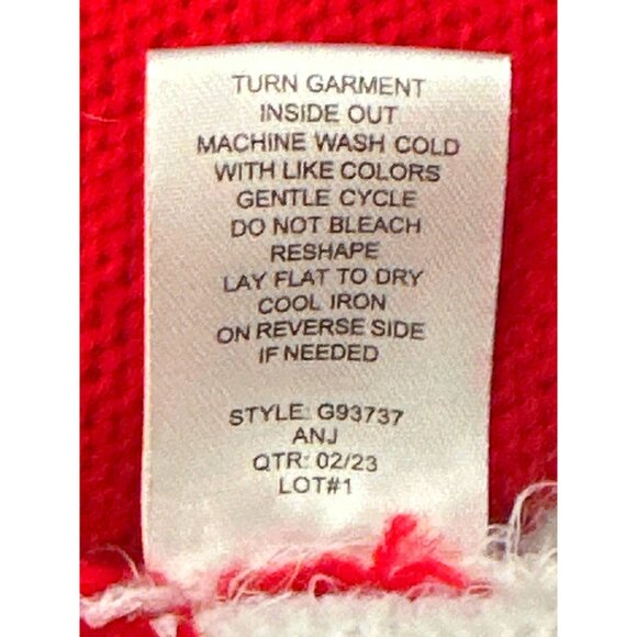 CCC Margaux & Lexi Girls Red Holiday Dress Gingerbread Appliqués Heart Buttons L - Picture 5 of 8